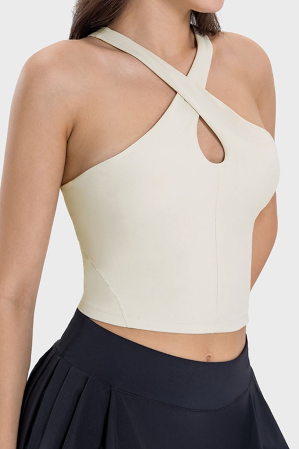 Criss cross Grecian Neck Active Cami