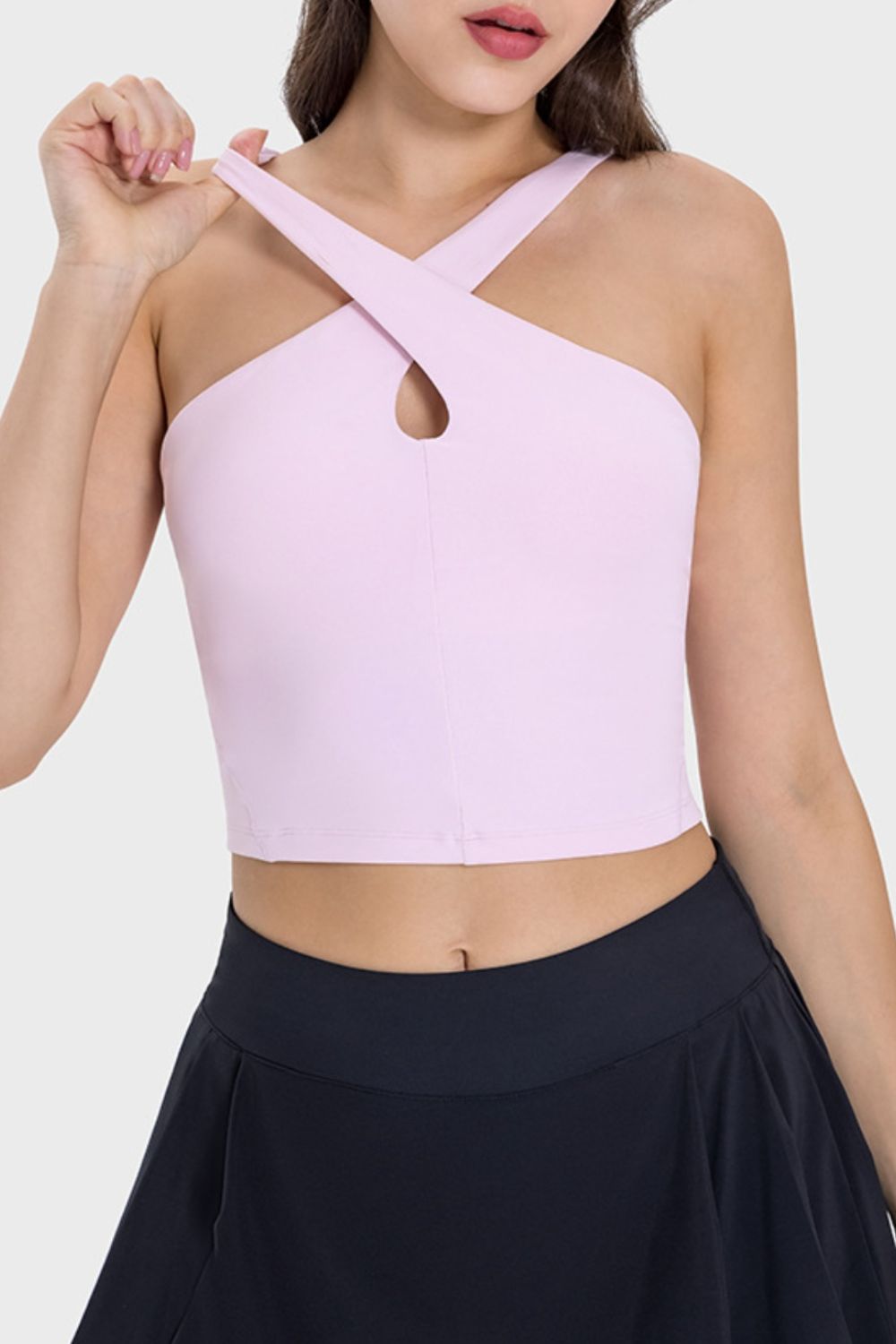 Criss cross Grecian Neck Active Cami