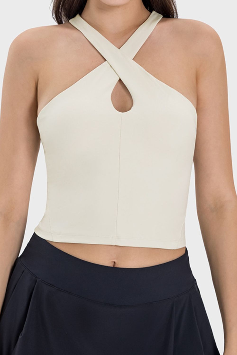 Criss cross Grecian Neck Active Cami