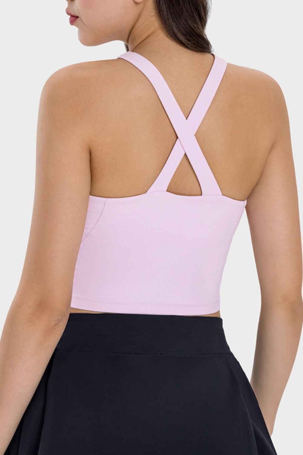 Criss cross Grecian Neck Active Cami