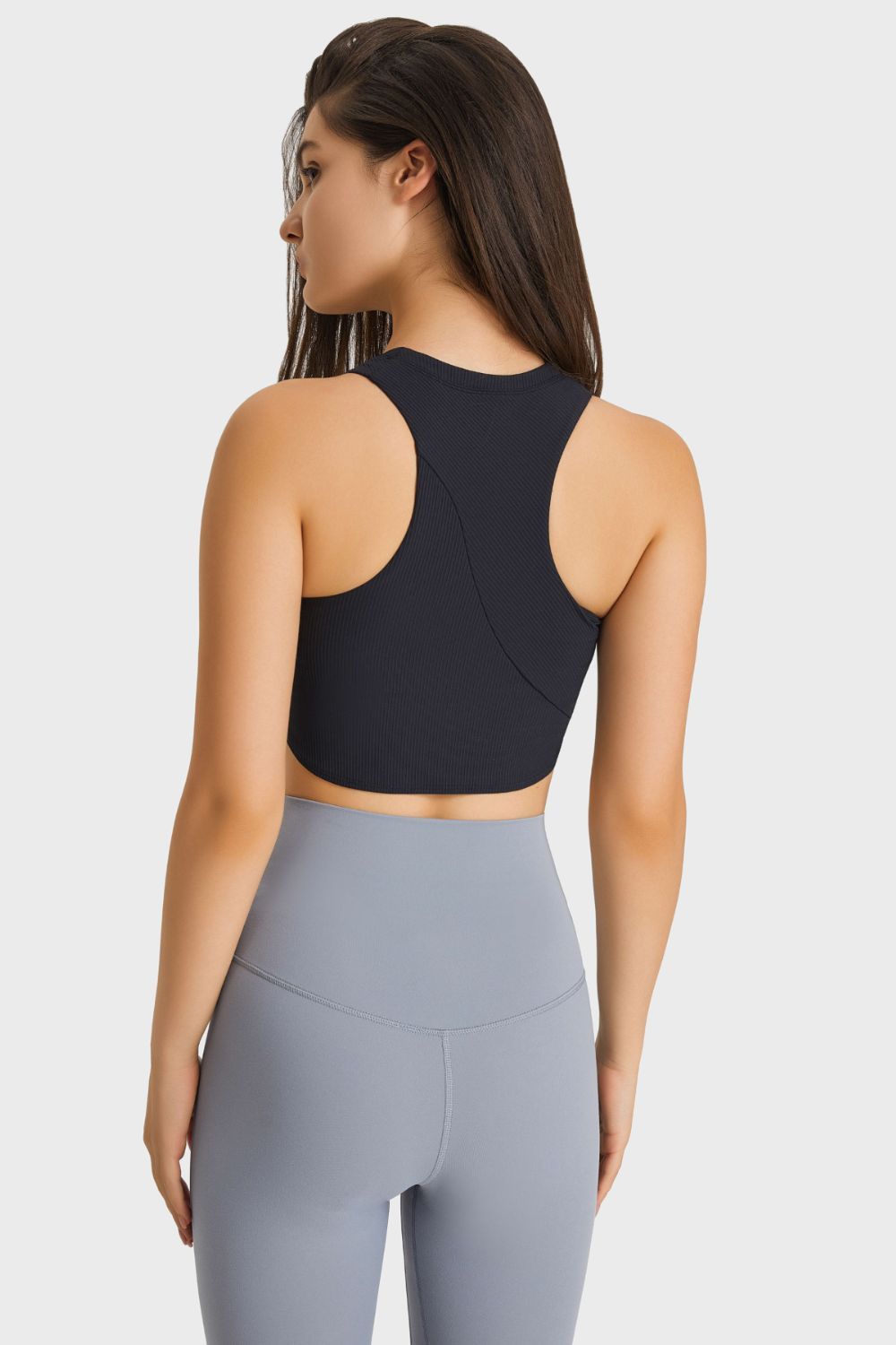 Racerback Hem Detail Sports Bra