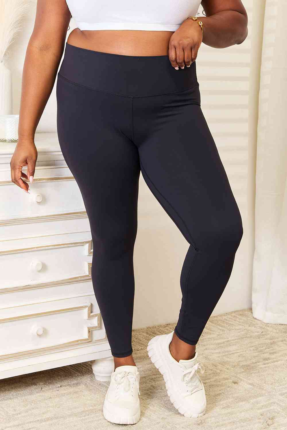 Wide Waistband Sports Leggings